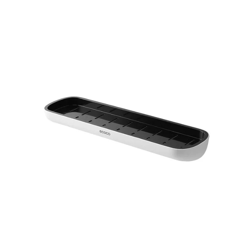 Bathroom Organizer Acrylic Adhesive Wall-Mount With Drainage