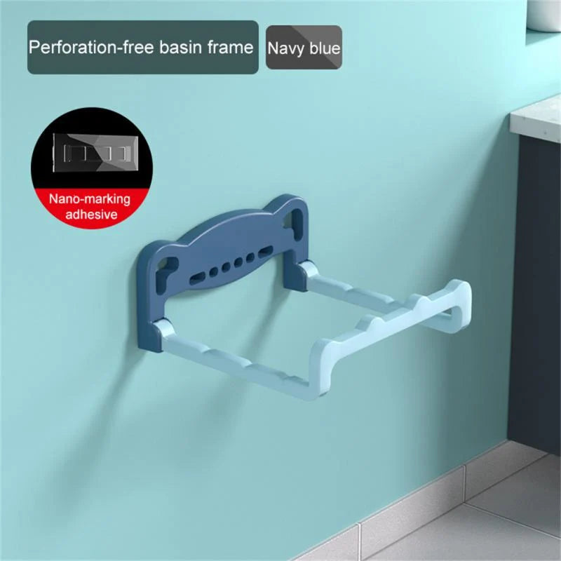 Bathroom Shelf Wall-Mounted Plastic Moisture-Resistant