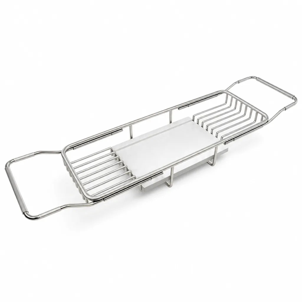 Bathtub Shelf Extendable Stainless Steel & Rust-Proof
