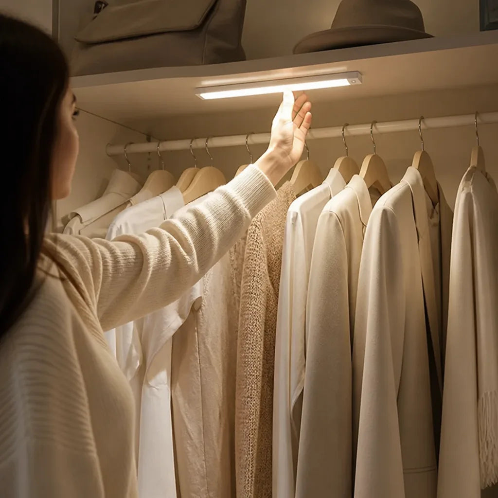 Battery-Operated Slim Bar Motion Sensor LED Light