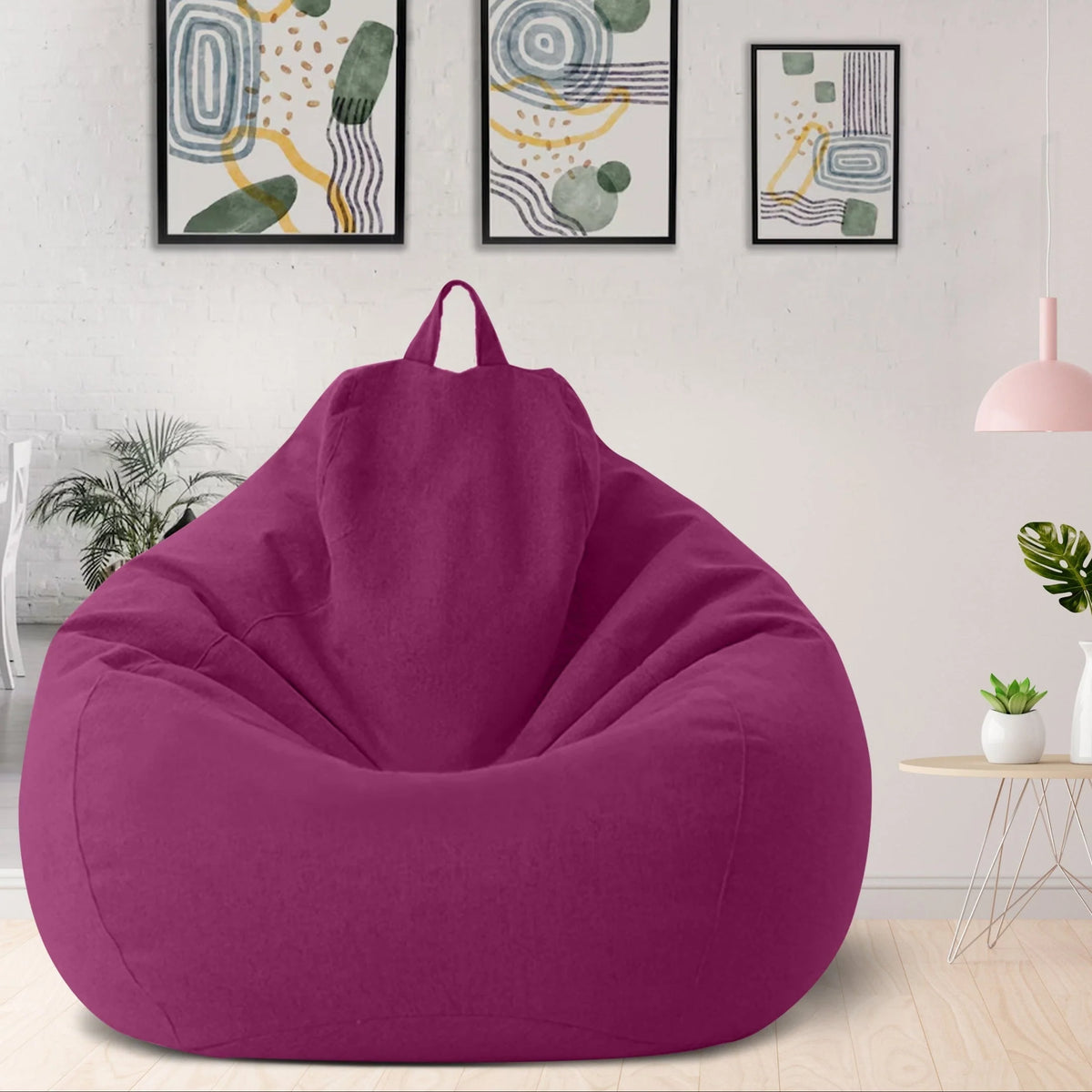 Bean Bag Cover Ergonomic Premium Polyester Removable & Washable