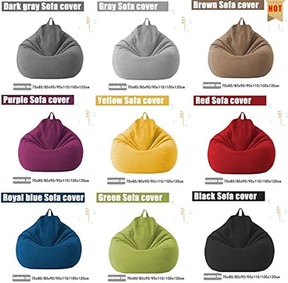 Bean Bag Cover Ergonomic Premium Polyester Removable & Washable