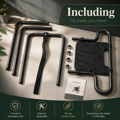 Bed Safety Rail Under Mattress Tool-Free 300 lb Capacity