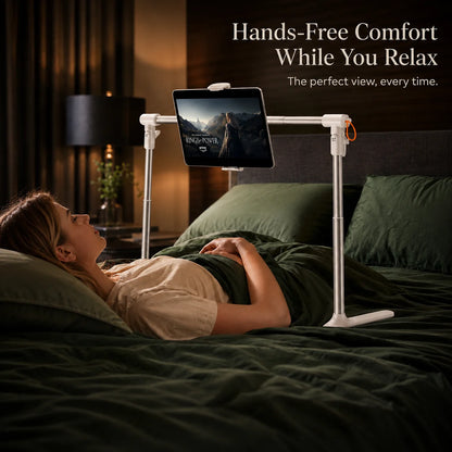 Bed Tablet Stand Freestanding Adjustable Rotating