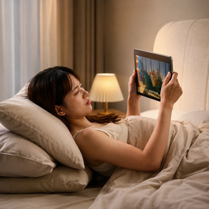 Bed Tablet Stand Freestanding Adjustable Rotating