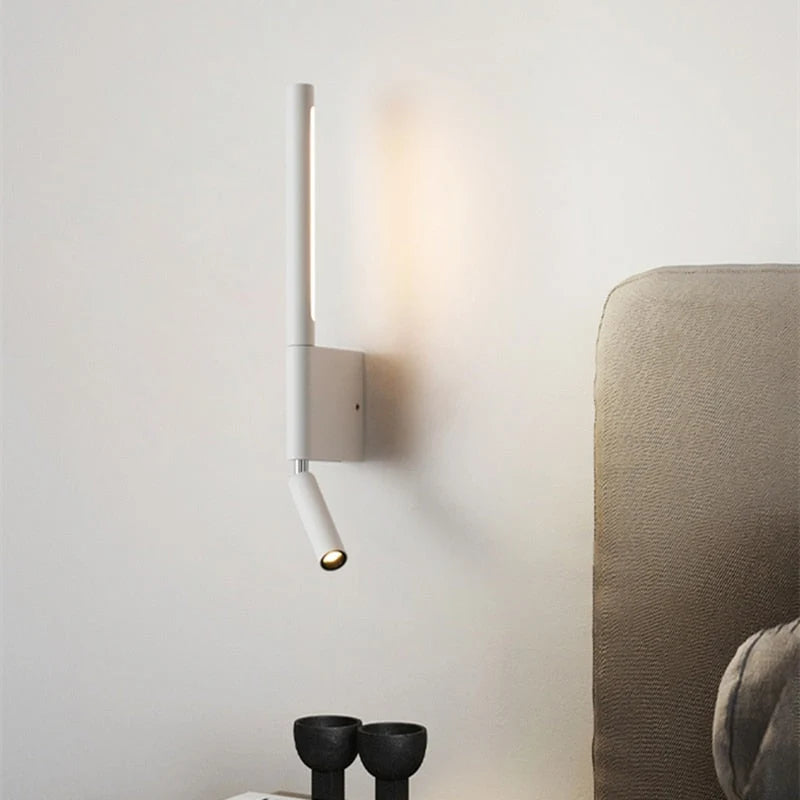 Bedroom Reading Lamp 330° Swivel Wall-Mounted & Space-Saving