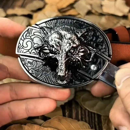 Belt Buckle Hidden Multitool Zinc Alloy