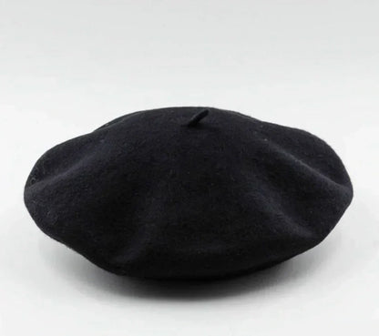 Beret Classic Round Soft Felt