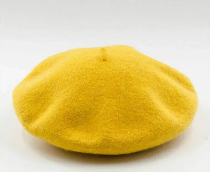 Beret Classic Round Soft Felt