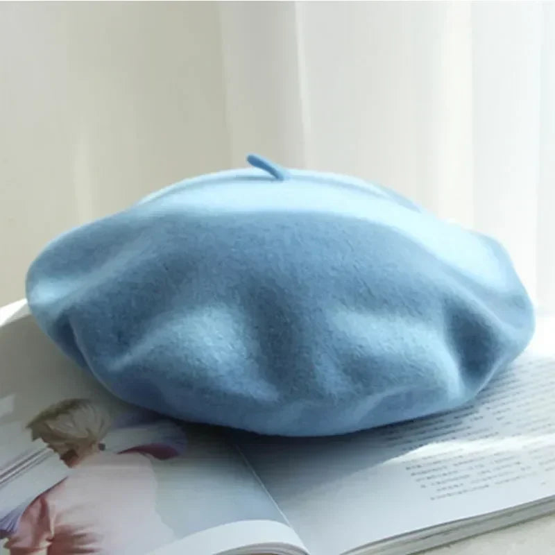 Beret Classic Round Soft Felt