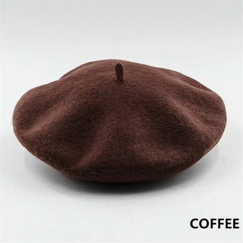 Beret Classic Round Soft Felt