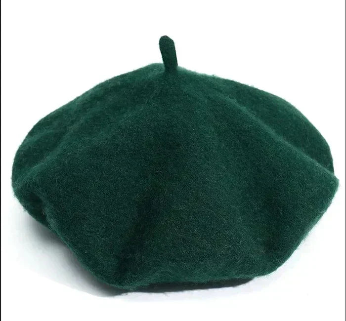 Beret Classic Round Soft Felt