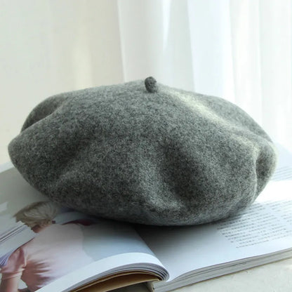 Beret Classic Round Soft Felt