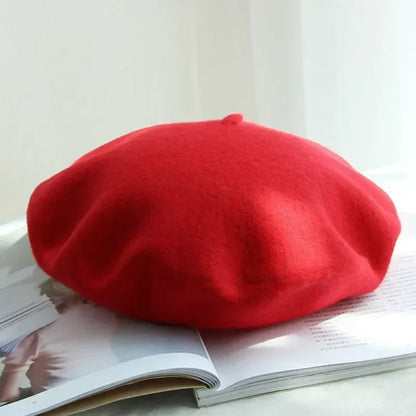 Beret Classic Round Soft Felt Lightweight