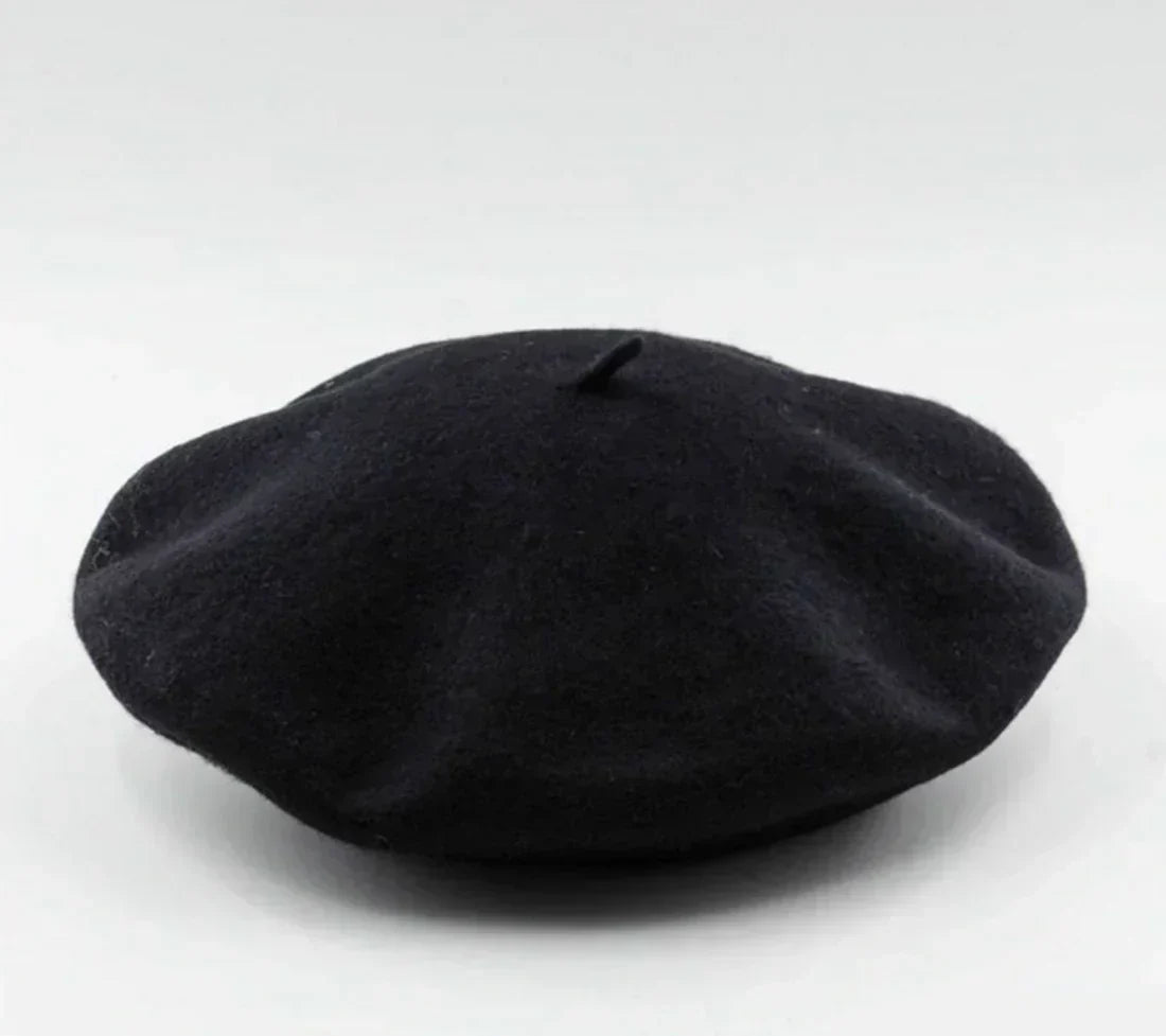 Beret Classic Round Soft Felt Lightweight