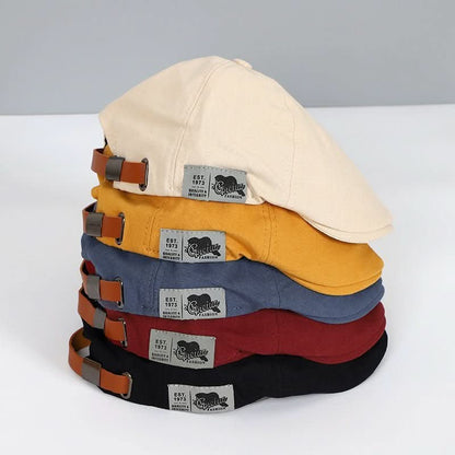Beret Wool-Acrylic Blend Stretchy One-Size Fit French Style