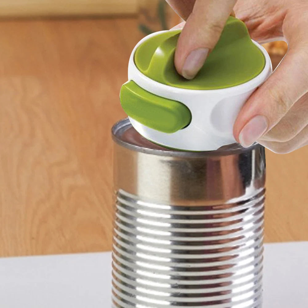 Beverage Can Opener Smooth-Edge Stainless Steel Non-Slip