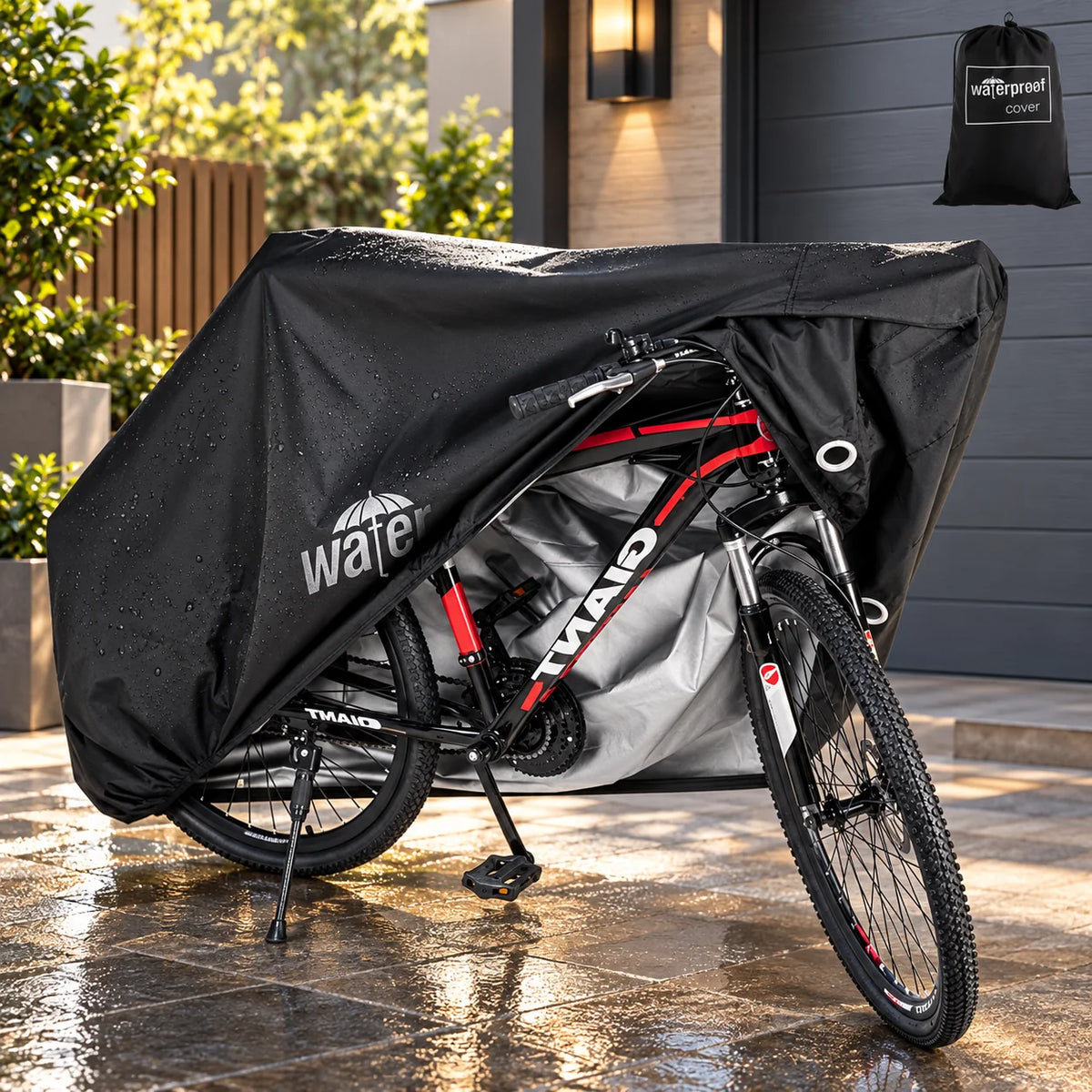 Bicycle Cover Waterproof Full Coverage Fits Most Bikes