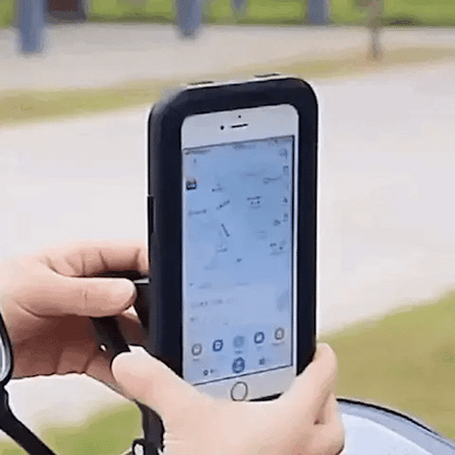 Bicycle Phone Holder Waterproof 360 Degree Rotation