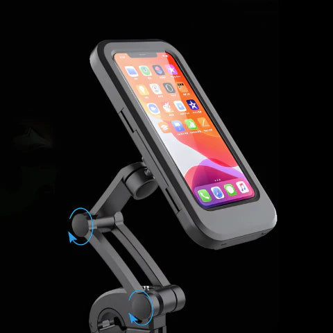 Bicycle Phone Holder Waterproof 360 Degree Rotation