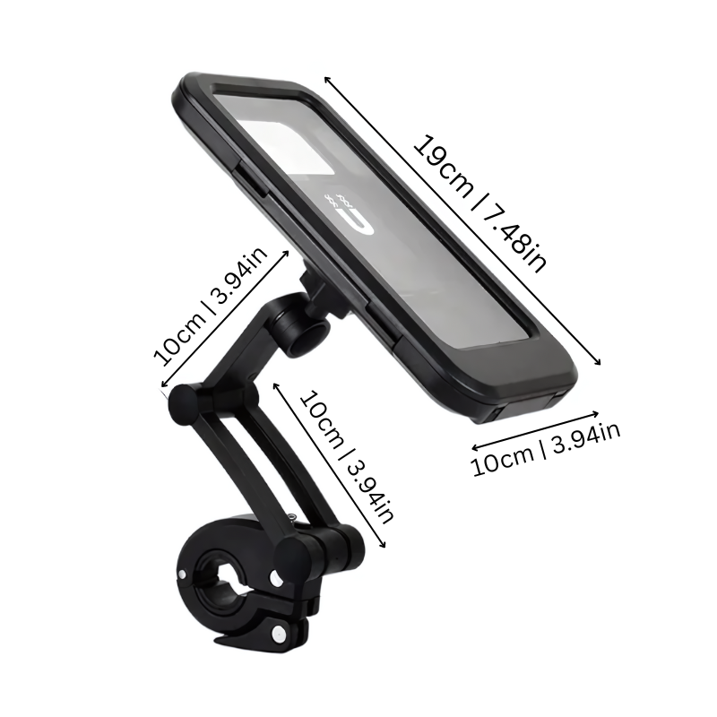 Bicycle Phone Holder Waterproof 360 Degree Rotation