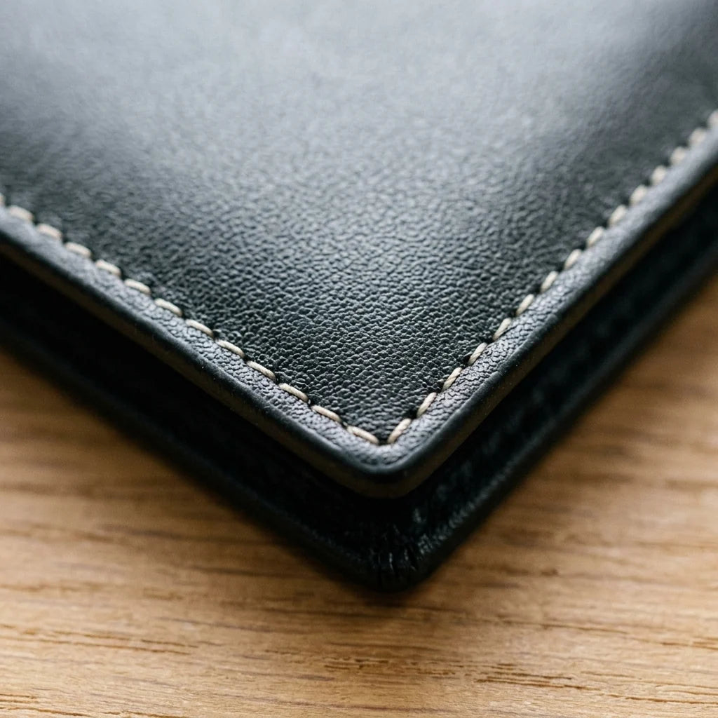 Bifold Wallet RFID-Blocking 13 Card Slots Leather Exterior