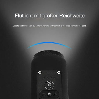 Bike Bell & Light 110dB Alarm Ultra-Bright LED Rechargeable