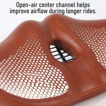 Bike Saddle Noseless Ergonomic Perforated Center Channel