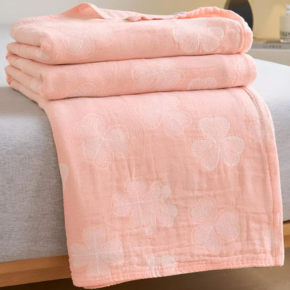 Blanket Organic Cotton Three-Layer Gauze