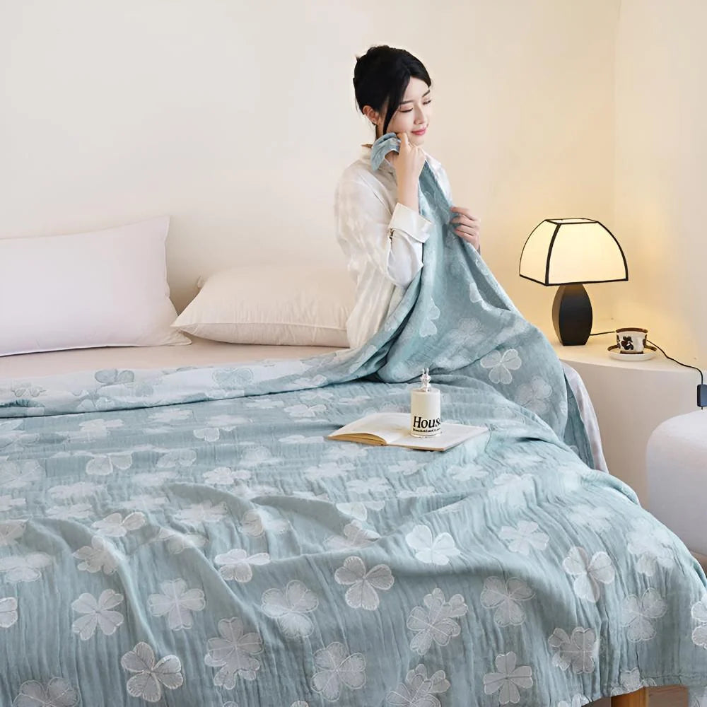 Blanket Organic Cotton Three-Layer Gauze