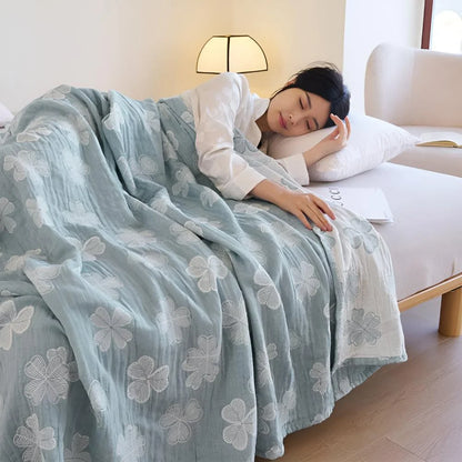 Blanket Organic Cotton Three-Layer Gauze