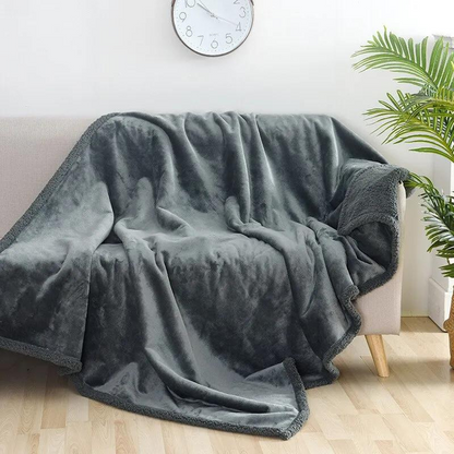 Blanket Reversible Plush Waterproof & Stain-Resistant