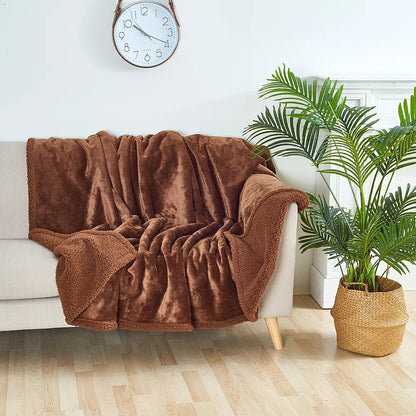 Blanket Reversible Plush Waterproof & Stain-Resistant