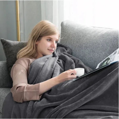 Blanket Reversible Plush Waterproof & Stain-Resistant