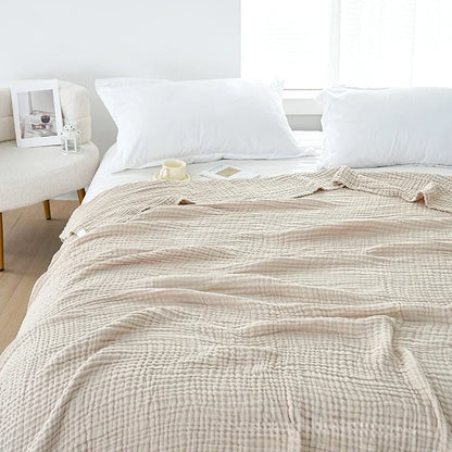 Blanket Six-Layer Muslin Cotton Breathable & Washable