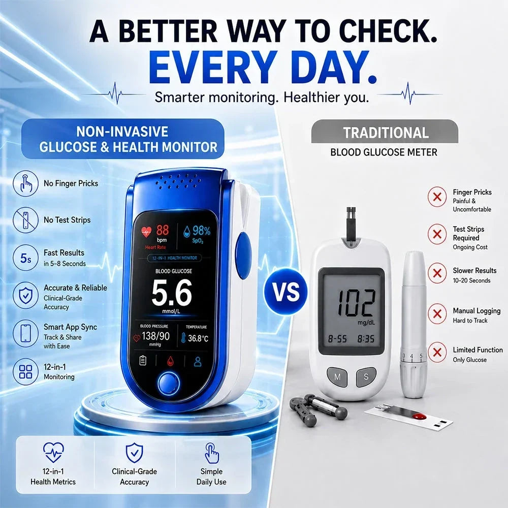 Blood Glucose Monitor Non-Invasive Laser Scan