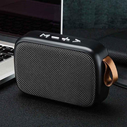 Bluetooth Speaker Compact Portable Stereo Sound, Multiple Playback Options