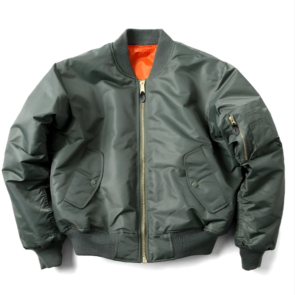 Bomber Jacket Polyester Exterior & Soft Lining