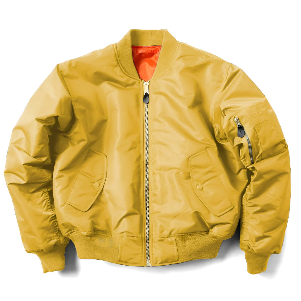 Bomber Jacket Polyester Exterior & Soft Lining