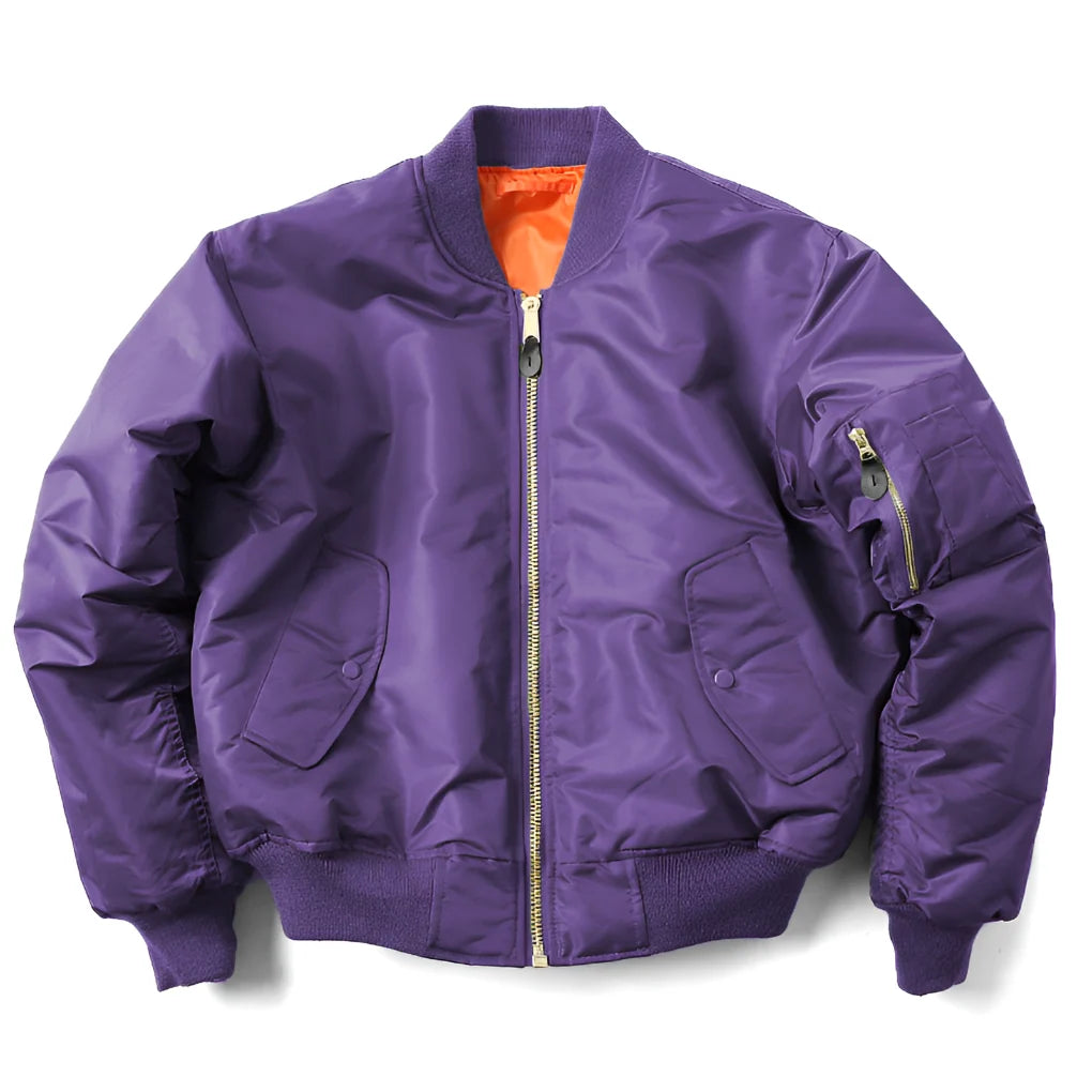 Bomber Jacket Polyester Exterior & Soft Lining