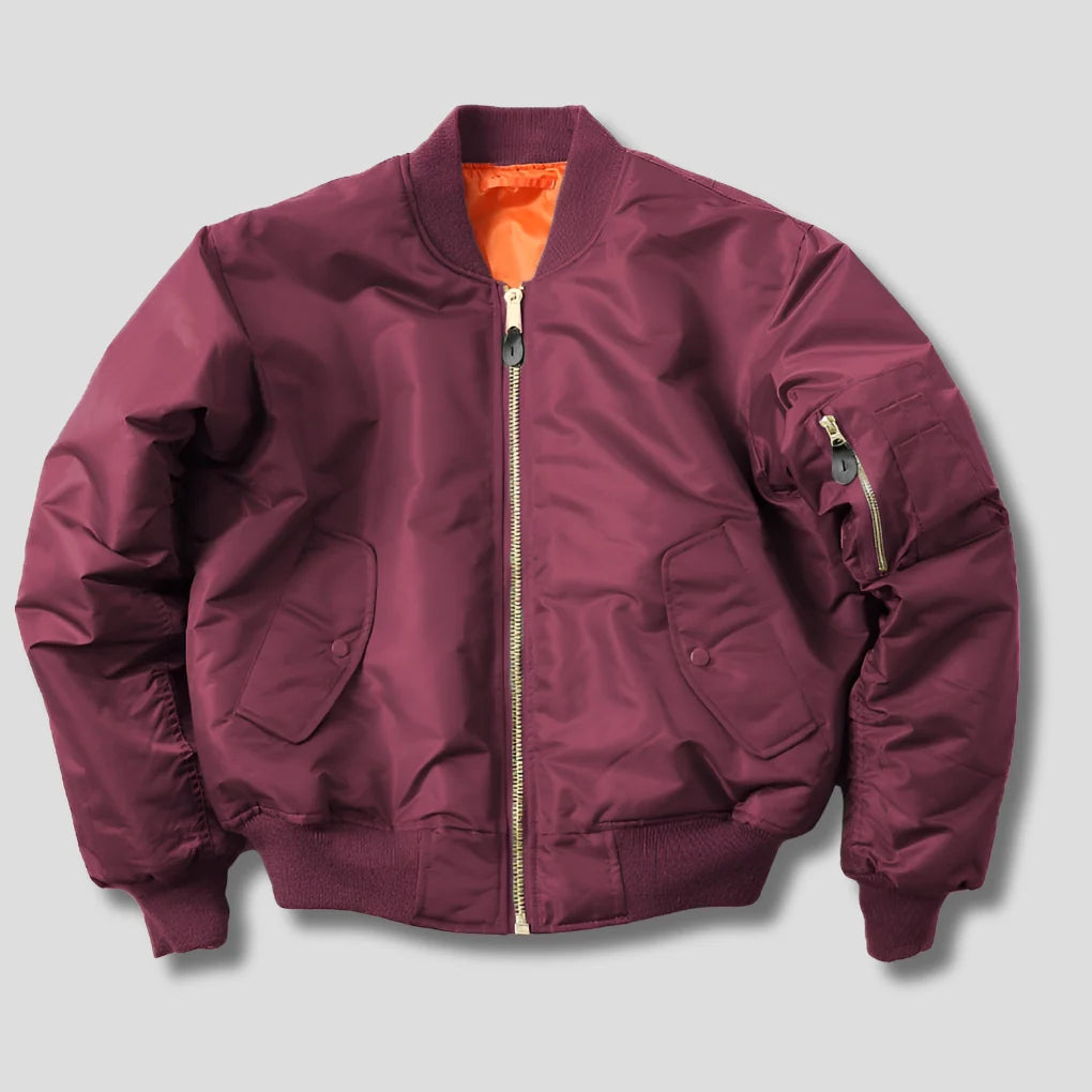 Bomber Jacket Polyester Exterior & Soft Lining