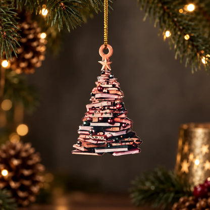 Book Ornament Set Acrylic Double-Sided Full-Color