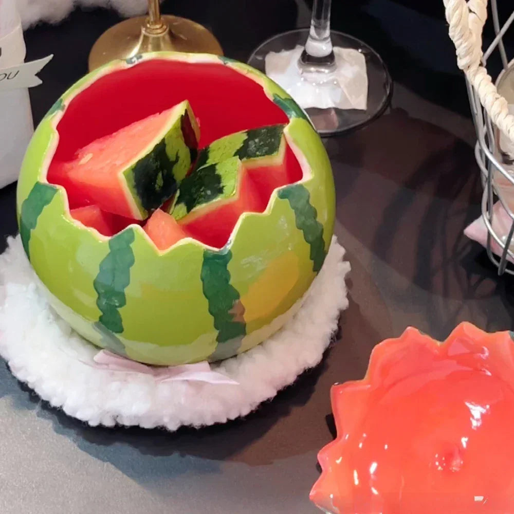 Bowl Mug Watermelon Design Porcelain 20.6 Oz