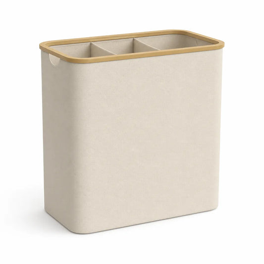 Breathable Fabric Laundry Sorter (3-Compartment)