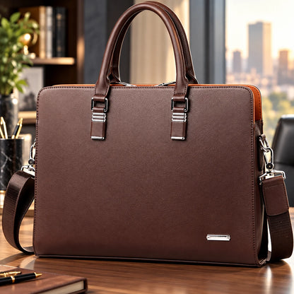 Briefcase Padded Laptop Sleeve Fits 15.6 Inch Removable Strap