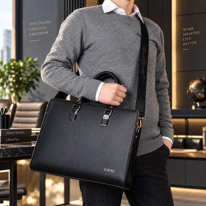 Briefcase Padded Laptop Sleeve Fits 15.6 Inch Removable Strap