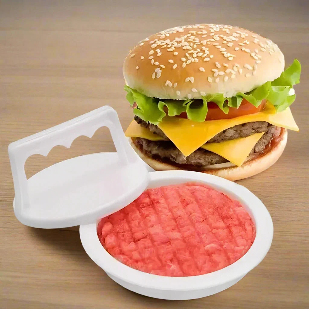 Burger Patty Press Dishwasher-Safe Makes 4 Patties