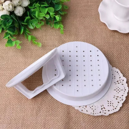 Burger Patty Press Dishwasher-Safe Makes 4 Patties