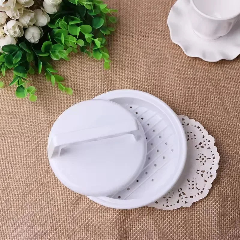 Burger Patty Press Dishwasher-Safe Makes 4 Patties