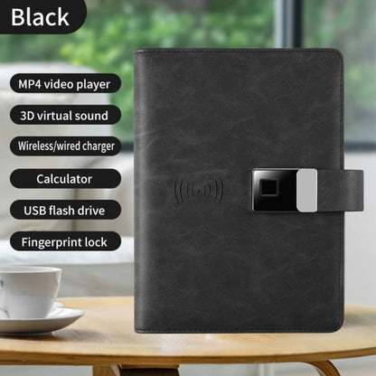 Business Notebook Wireless Charging Fingerprint Lock 10,000 mAh Battery